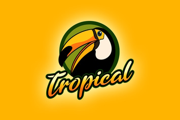 Tropical Toucan Bird Mascot Logo