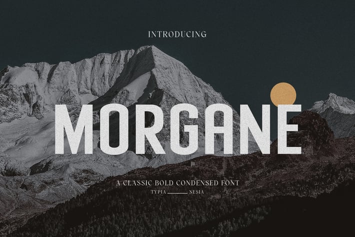 Morgane - Classic Retro Bold Condensed Sans
