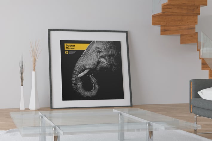 Poster in  Room Mockup
