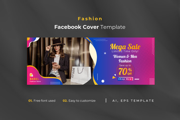 Fashion r1 Facebook Cover Template