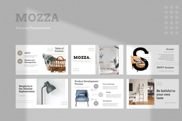 Mozza Furniture Keynote Presentation