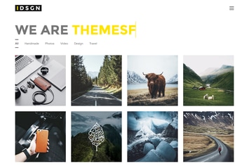 iDsgn - Minimal Portfolio Template for Creative Pe