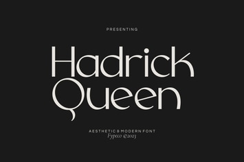 Hadrick Queen - Aesthetic Font