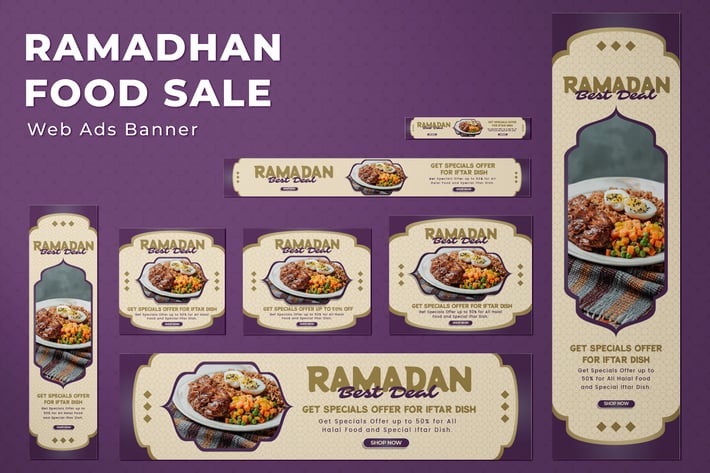 Ramadhan Food Sale - Web Ads Banners
