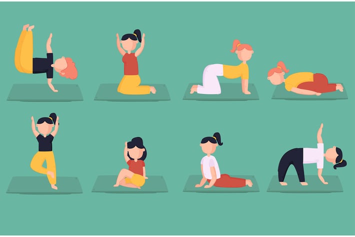 Yoga Illustration Vector