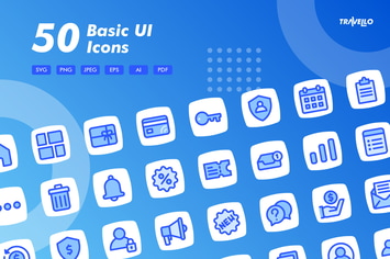 Travello Basic UI Icons