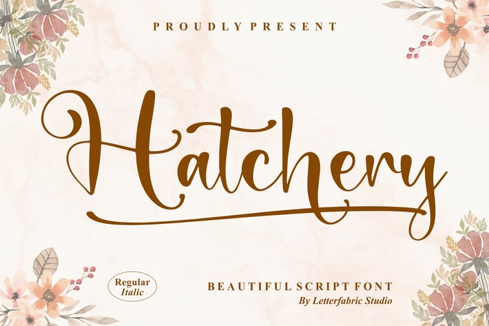 Hatchery Beautiful Script Font