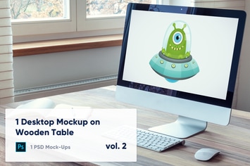 1 Desktop Mockup - Home Office - vol. 2