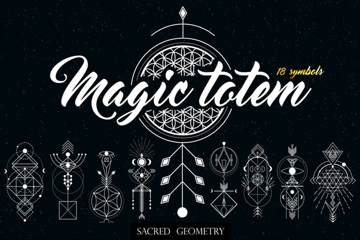 Sacred Geometry. Magic totem
