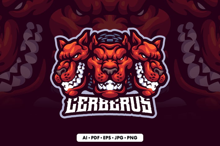Cerberus Mascot logo