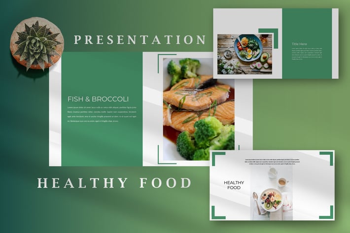 Healthy Food - Creative Keynote Template