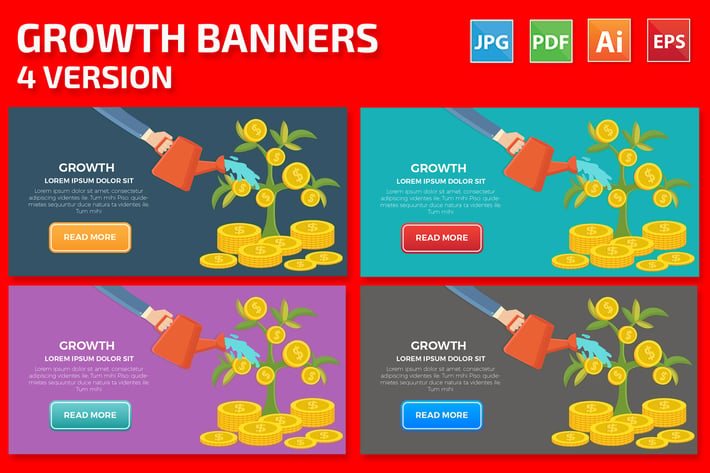 Growth Banners Design