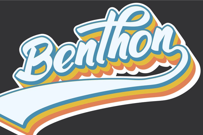 Benthon - Script & Handwritten | Logo Font
