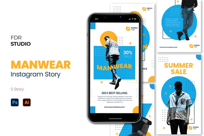 Manwear Instagram Story Pack