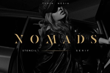 Nomads - Classy and Glamour Stencil Serif