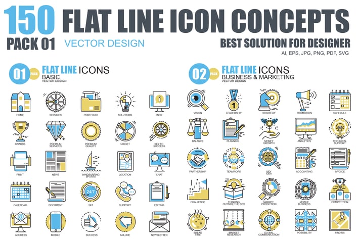 Line icons