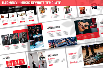 Harmony - Music Keynote Template