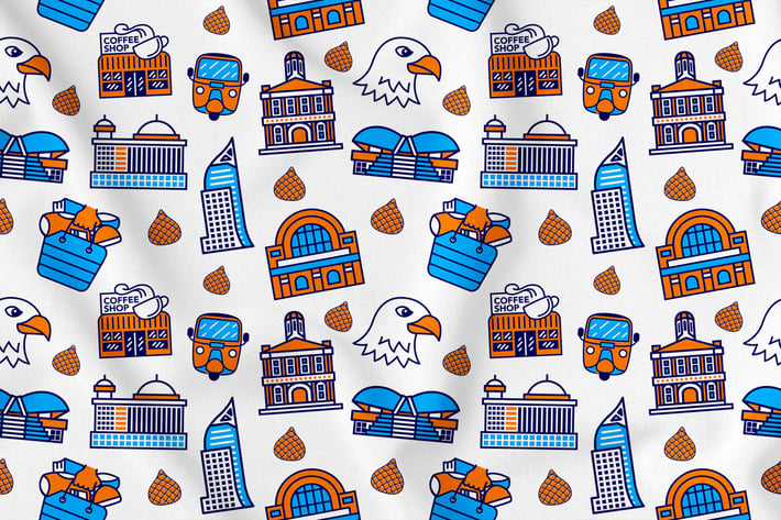 Jakarta City Seamless Pattern Vol. 1