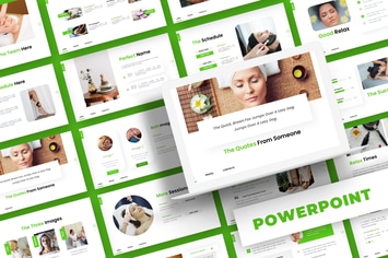Tropical Better Spa - Powerpoint Template