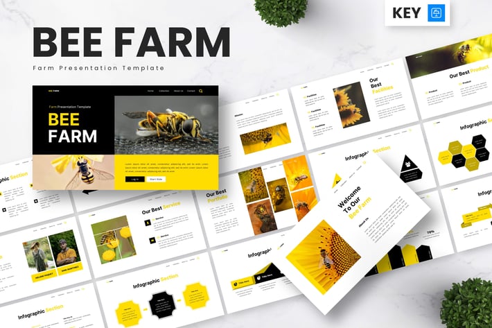 Bee Farm - Farm Keynote Templates