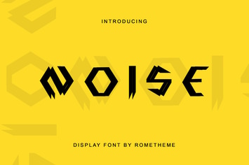 Noise - Display Font