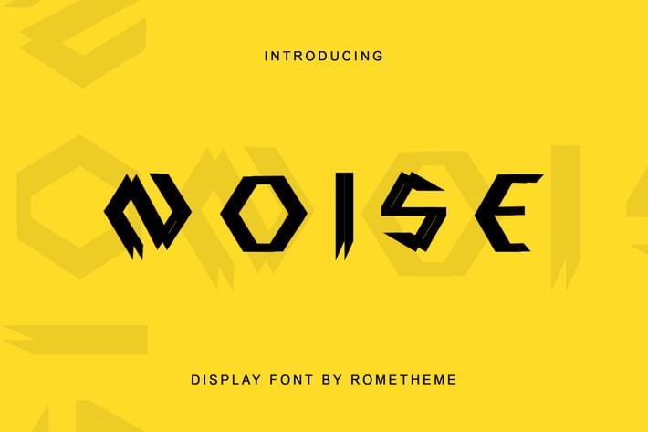 Noise - Display Font
