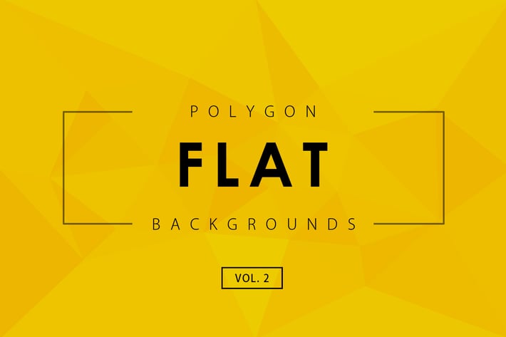 Flat Polygon Backgrounds Vol.2