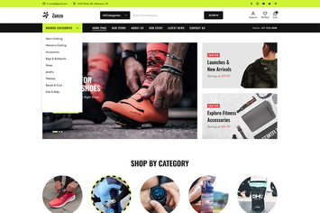Zunzo - Running Club and Sports React NextJS Templ