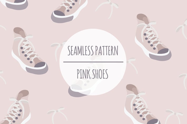 Pink Shoes – Seamless Pattern