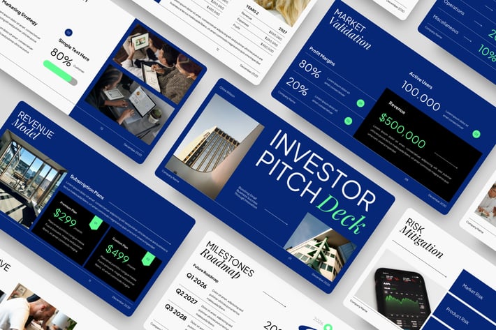 Investor Pitch Deck Keynote
