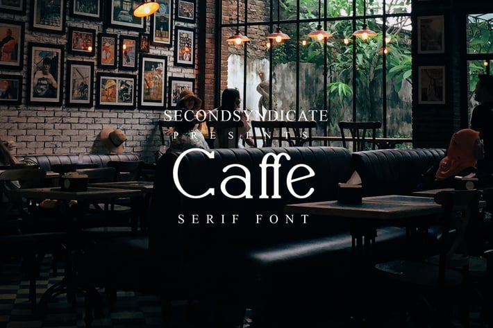 Caffe - serif font