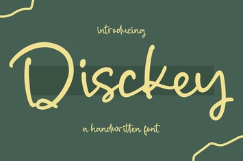 Disckey Handwritten Font