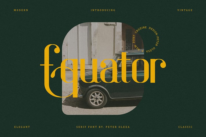 Equator Retro Font
