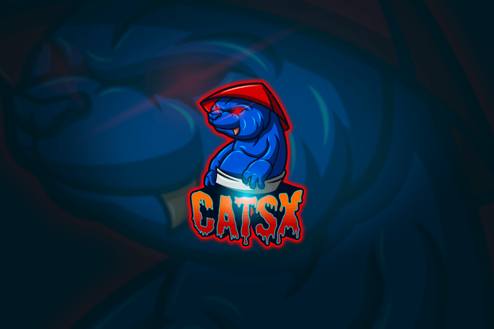 Catsx - Mascot & Esport Logo