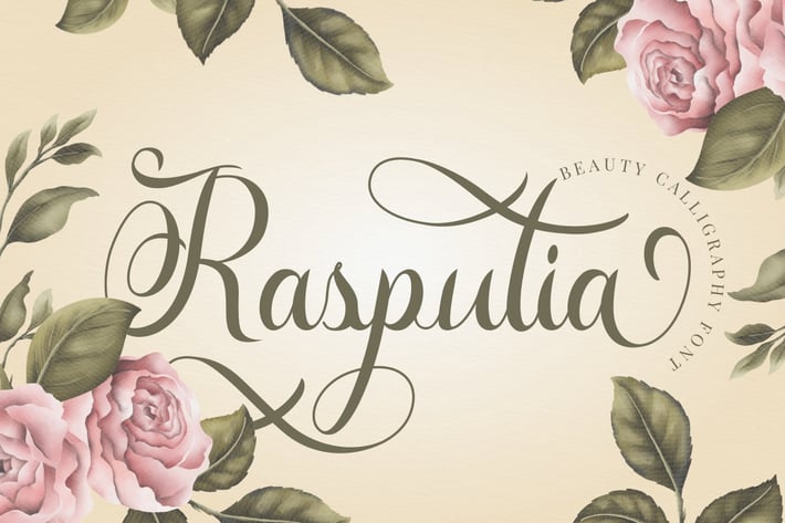 Rasputia - Beautiful Calligraphy Font