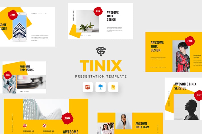 Tinix - Minimal Presentation Template