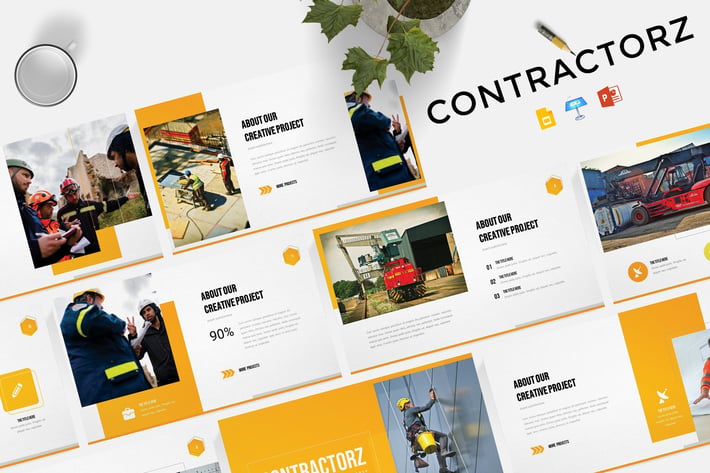 Contractorz - Presentation Template