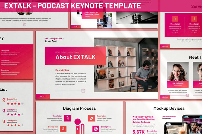 Extalk - Podcast Keynote Template