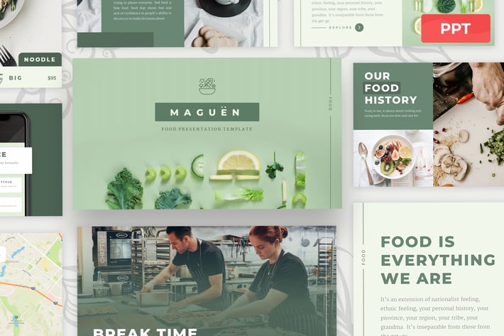 Maguen - Food Powerpoint Presentation Template