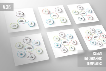 Infographics template set v.36