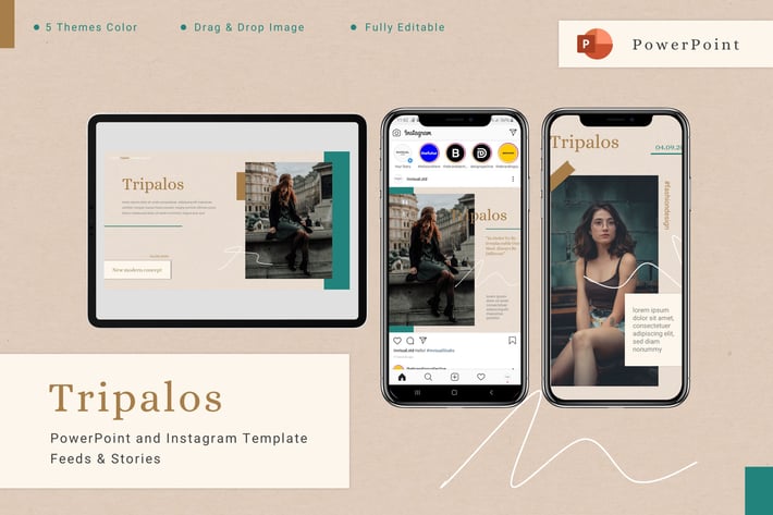 Tripalos - Powerpoint & Instagram Template