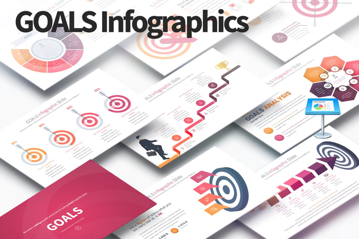 GOALS - Keynote Infographics Slides