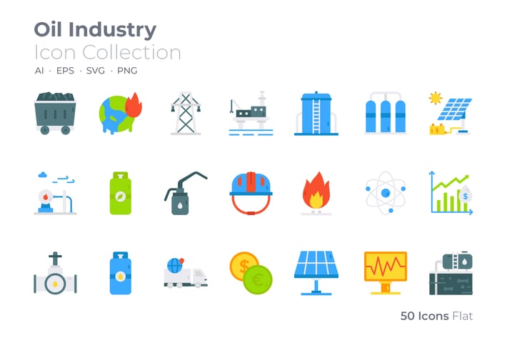 Oil Industry Color Icon