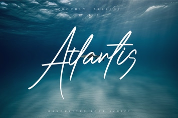 Atlantis - Handwritting Type