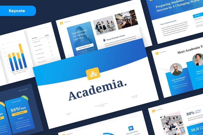 ACADEMIA - Education Keynote Presentation Template