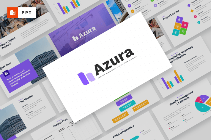 AZURA - Project Management Powerpoint Template