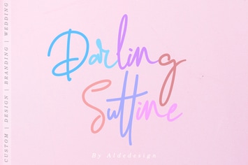 Darling Suttine | Signature Font