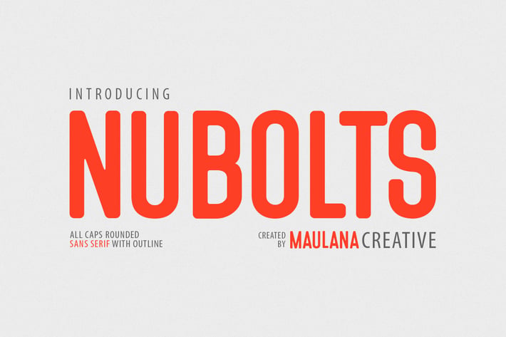 Nubolts Rounded Sans Family Font