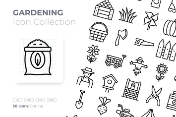 Gardening Outline Icon