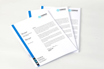 A4 Letterhead Mock Up